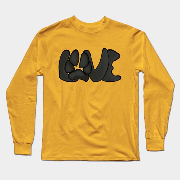 I Love my dog, I Love my cat Long Sleeve T-Shirt by donamiart